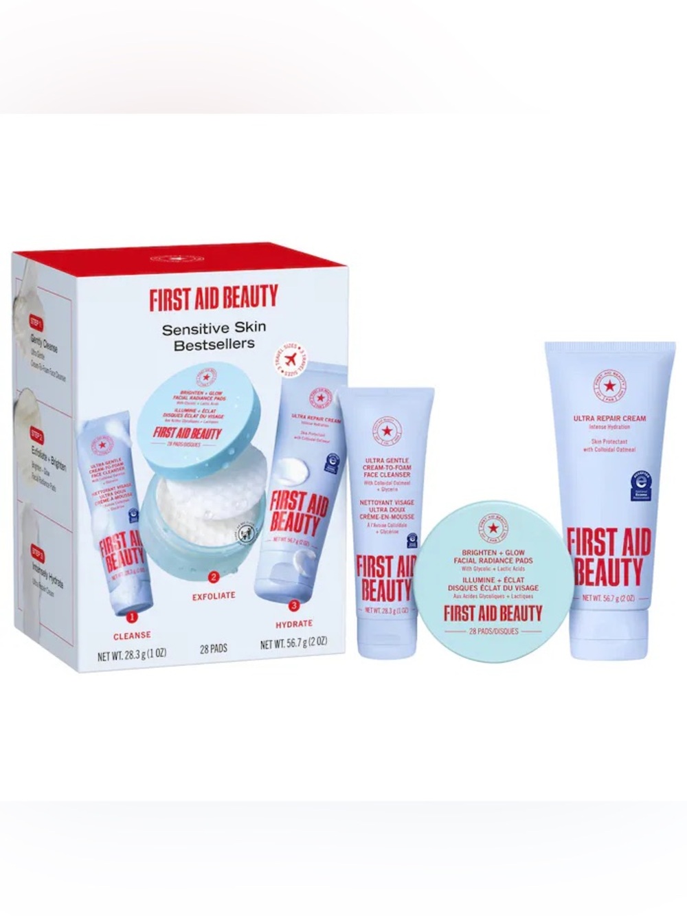 First Aid Beauty Sensitive Skin Bestsellers Set